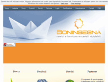 Tablet Screenshot of boninsegnasrl.com